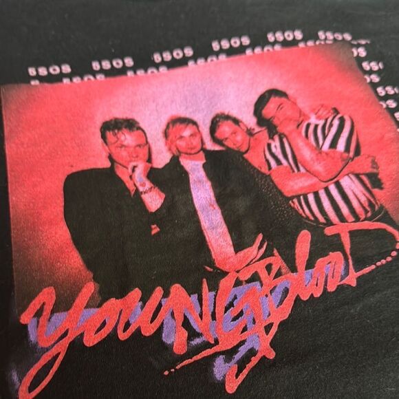 5SOS Bravado Black Graphic T-Shirt - Picture 3 of 4